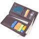 Men's vertical wallet made of genuine leather KARYA 21421 Brown 21421 фото 5