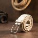 Textile men's belt classic Vintage 20528 White 20528 фото 5