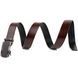 Men's belt with matte insert on the Vintage buckle 20278 Brown 20278 фото 2