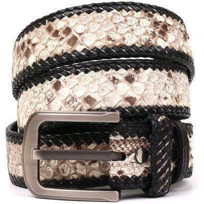 Ремень SNAKE LEATHER 18192 из натуральной кожи питона Разноцветный 18192 фото