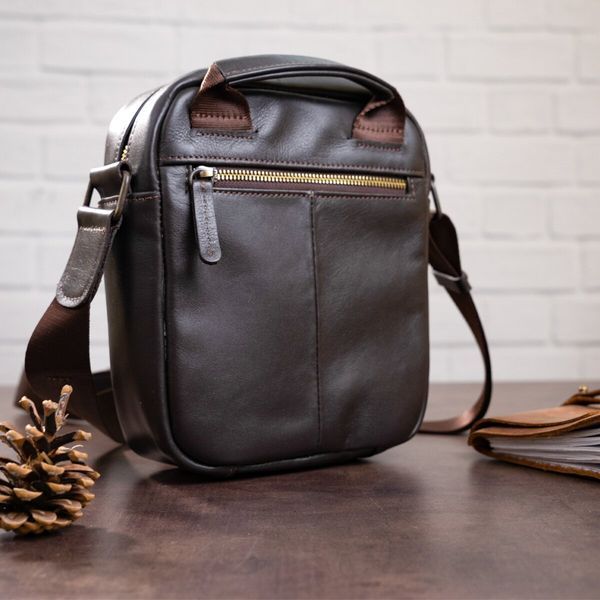 Men's bag SHVIGEL 11089 leather Brown 11089 фото