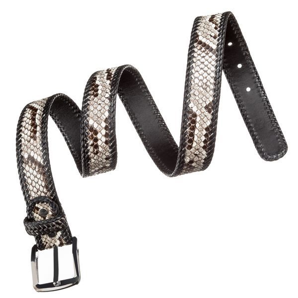 Ремень SNAKE LEATHER 18192 из натуральной кожи питона Разноцветный 18192 фото