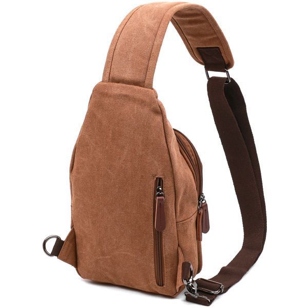 Practical men's shoulder bag Vintage 20389 Brown 20389 фото