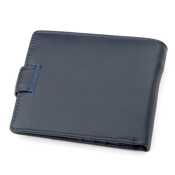 Чоловічий гаманець ST Leather 18329 (ST137) шкіра Синій 18329 фото