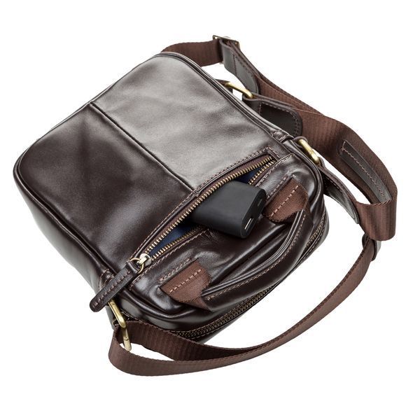 Men's bag SHVIGEL 11089 leather Brown 11089 фото