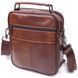 Stylish men's bag made of genuine leather 21275 Vintage Brown 21275 фото 2