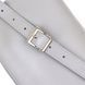Women's banana bag made of genuine leather Shvigel 16389 Gray 16389 фото 5
