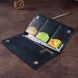 Men's vertical vintage leather wallet SHVIGEL 16200 Black 16200 фото 9
