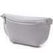 Women's banana bag made of genuine leather Shvigel 16389 Gray 16389 фото 1