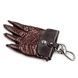 Брелок CROCODILE LEATHER 18230 из натуральной кожи крокодила Коричневый 18230 фото 1