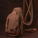 Practical men's shoulder bag Vintage 20389 Brown 20389 фото 7