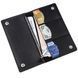 Men's vertical vintage leather wallet SHVIGEL 16200 Black 16200 фото 3