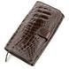 Клатч мужской CROCODILE LEATHER 18589 из натуральной кожи крокодила Коричневый 18589 фото 1
