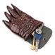 Брелок CROCODILE LEATHER 18230 из натуральной кожи крокодила Коричневый 18230 фото 4