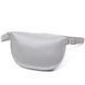 Women's banana bag made of genuine leather Shvigel 16389 Gray 16389 фото 2