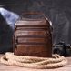 Stylish men's bag made of genuine leather 21275 Vintage Brown 21275 фото 6