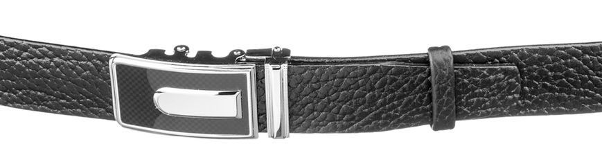 Modern belt SHVIGEL 17348 with automatic buckle Black 17348 фото