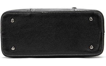Classic women's bag in flotar leather Vintage 14861 Black 14861 фото