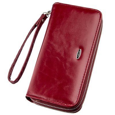 Women's eco-leather wallet KIVI 19053 Raspberry 19053 фото