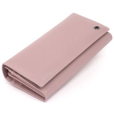 Кошелек кожаный с механической монетницей женский ST Leather 19276 Лиловый 19276 фото