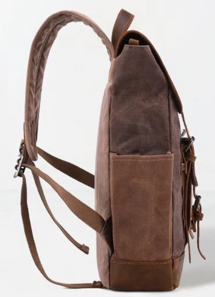 Textile travel backpack Vintage 20057 Brown 20057 фото