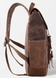 Textile travel backpack Vintage 20057 Brown 20057 фото 3