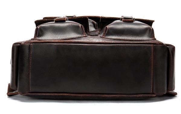 Рюкзак дорожній Vintage 14711 шкіряний Темно-Коричневий 14711 фото