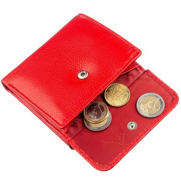 Портмоне для жінок з монетницею ST Leather 18918 Червоний 18918 фото