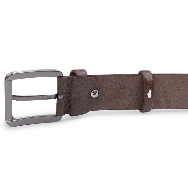 Stylish genuine leather belt Vintage 20736 Brown 20736 фото