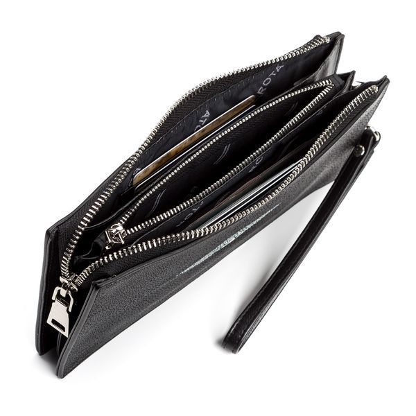 Кошелек клатч STINGRAY LEATHER 18105 из натуральной кожи морского ската Черный 18105 фото