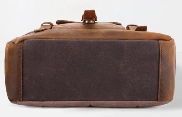 Textile travel backpack Vintage 20057 Brown 20057 фото