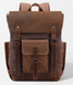 Textile travel backpack Vintage 20057 Brown 20057 фото 1