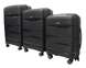 Suitcase Worldline Airtex 283 Black Suitcase set 283/54/68 фото 2