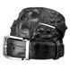 Ремень мужской CROCODILE LEATHER 18008 из натуральной кожи крокодила Черный 18008 фото 1
