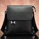 Leather messenger bag flotar Vintage 20031 Black 20031 фото 8