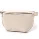 Stylish women's banana bag made of genuine leather Shvigel 16391 Beige 16391 фото 1