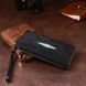 Кошелек клатч STINGRAY LEATHER 18105 из натуральной кожи морского ската Черный 18105 фото 11
