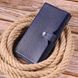 Stylish vertical wallet made of genuine leather KARYA 21423 Blue 21423 фото 7