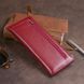 Горизонтальный тонкий кошелек из кожи женский ST Leather 19326 Бордовый 19326 фото 7