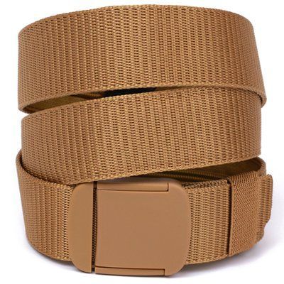 Comfortable textile men's belt Vintage 20593 Golden 20593 фото