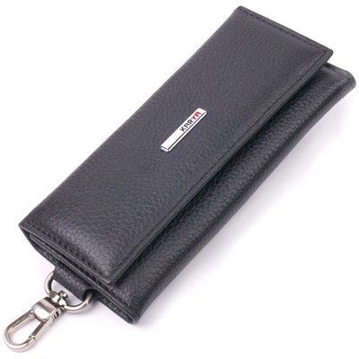 Stylish key holder made of genuine leather KARYA 21427 Black 21427 фото