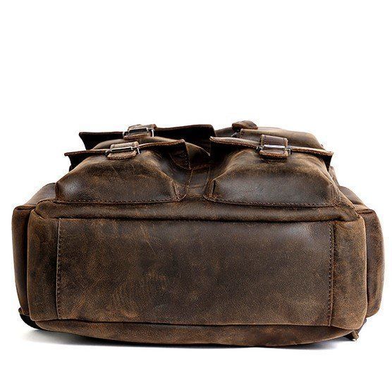 Travel backpack Vintage 14709 leather Cognac 14709 фото