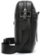 Compact shoulder bag in Vintage leather 20034 Black 20034 фото 4