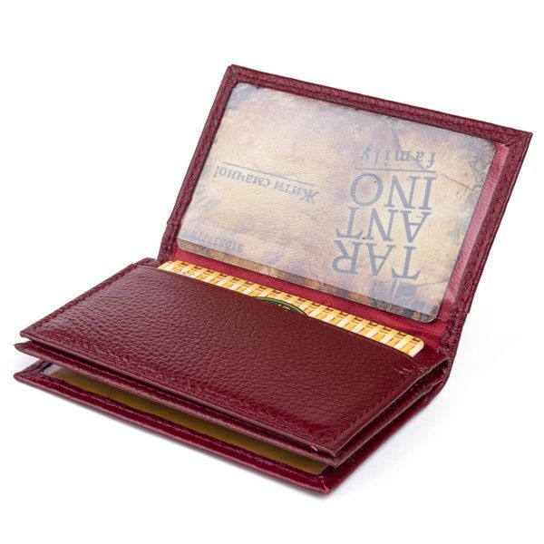 Візитниця-книжка ST Leather 19218 Бордова 19218 фото