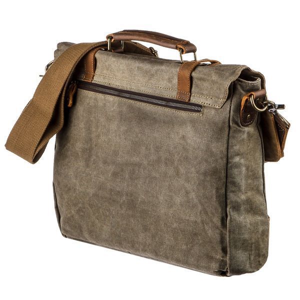 Retro combined briefcase Vintage 20117 Light gray 20117 фото