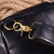Excellent men's shoulder bag made of genuine smooth leather 21286 Vintage Black 21286 фото 9