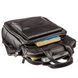 Men's bag under A4 vertical format in smooth leather 11165 SHVIGEL, Black 11165 фото 3