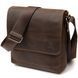 Men's messenger bag GRANDE PELLE 11432 Brown 11432 фото 1