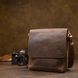 Men's messenger bag GRANDE PELLE 11432 Brown 11432 фото 7