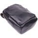 Excellent men's shoulder bag made of genuine smooth leather 21286 Vintage Black 21286 фото 3